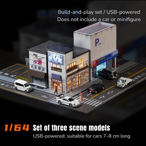 Diorama garage modellino - garage,