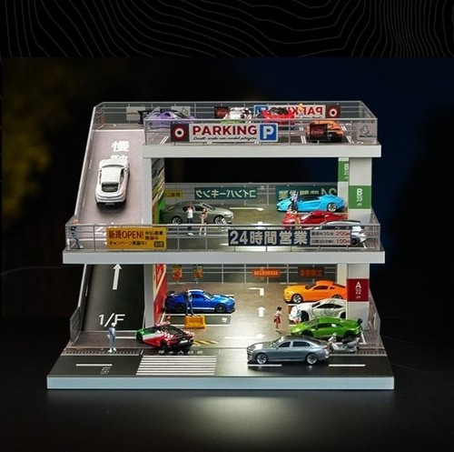 Diorama garage modello - diorama, 1:64
