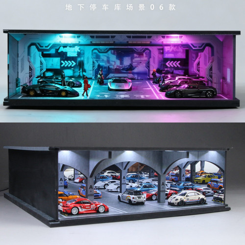 More art diorama garage - diorama, 1/64